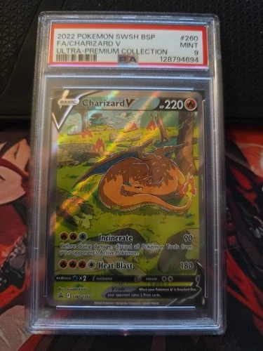 2022 Pokemon SWSH BSP Charizard V Psa 9