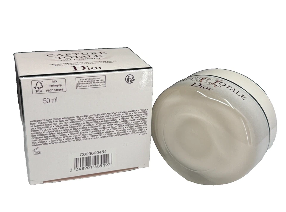 Укрепляющий и корректирующий морщины крем Dior Capture Totale Cell Energy 1,7 унции новый в коробке - Изображение 4 из 4