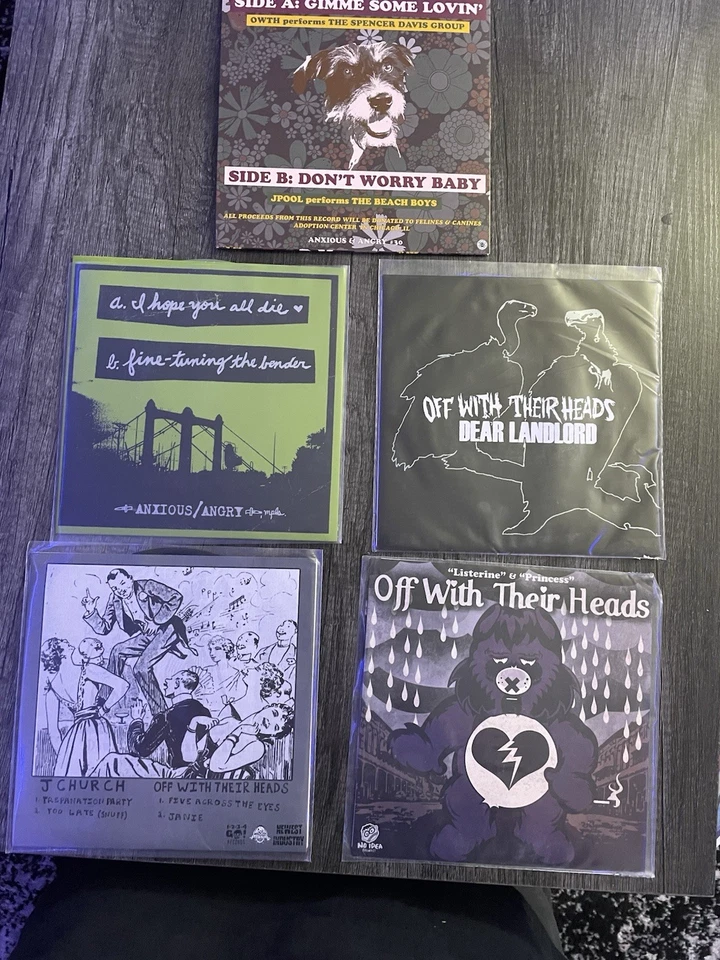 Off With Their Heads 7” Vinyl Records And Flexis Lot - Image 3 of 4
