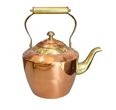 Kettle Copper & Brass Victorian Style  Tea Coffee Pot Cooking Kitchan house