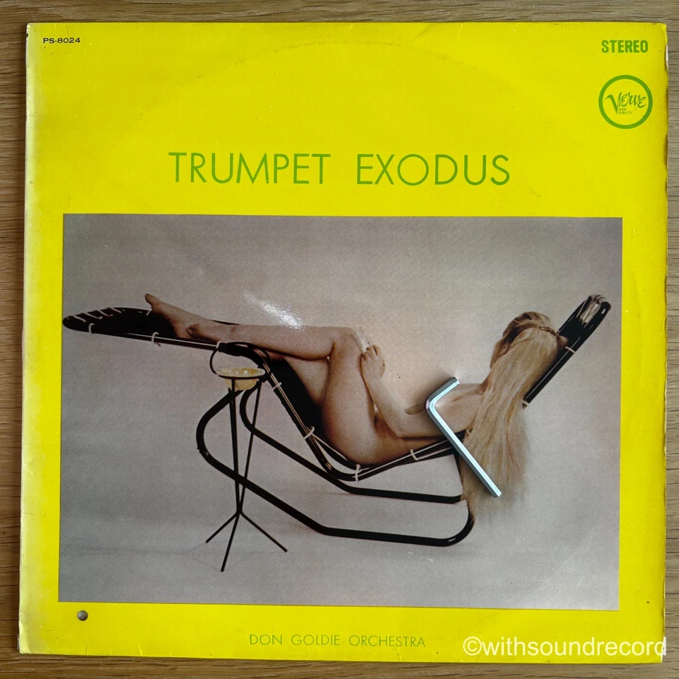 DON GOLDIE ORCHESTRA Trumpet Exodus JAPAN LP FLIP BACK SEXY CHEESECAKE 1964 Foto 2 de 4