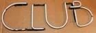 Vintage Club 20" Neon Sign Glass Tube Tubing Replacement Part Section Parts