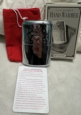 Restoration Hardware Pocket Hand Warmer 1955 Original Package Stocking Stuffer