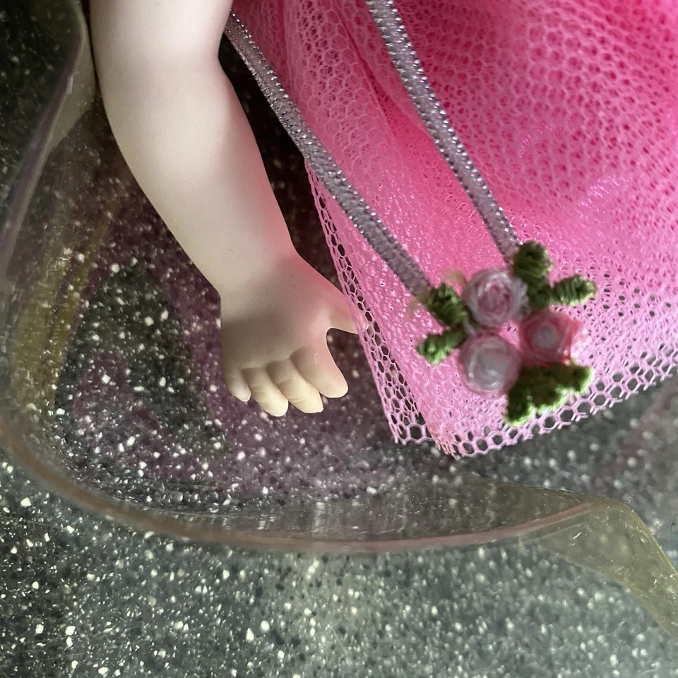 Porcelana Ginny Bailarina Vogue Muñecas Bonito Pelo Rubio Rosa Nuevo Foto 4 de 4