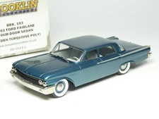 Brooklin BRK193 1/43 1961 Ford Fairlane Handmade White Metal Model Car