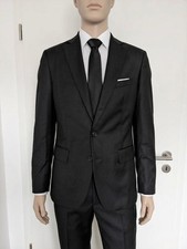 Neuer 2-Teiliger Herren Anzug Schwarz (Slim F...