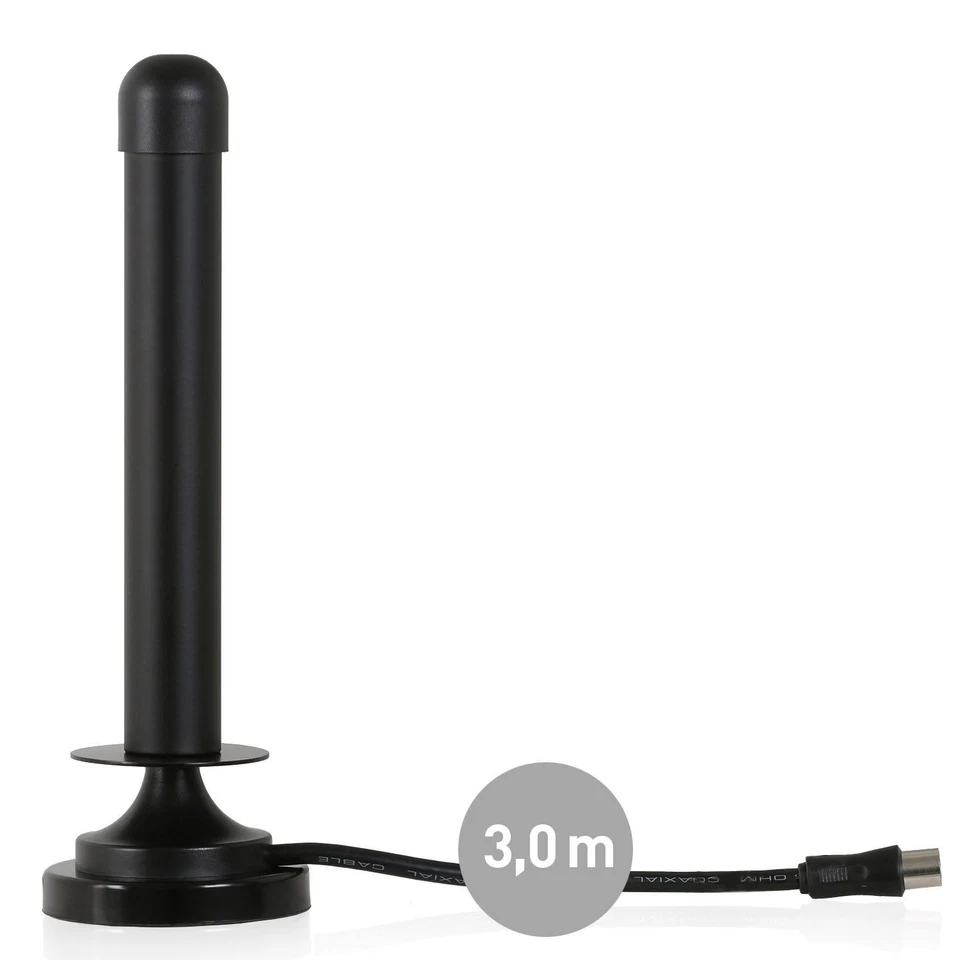 Wicked Chili DVB-T2 HD Antenne 3m Magnetfuß Free HDTV für Receiver TV PC DVBT2  - Bild 4 von 4