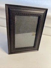 Vintage Fetco Heavy Metal Brown Indented Frame -Holds 4 x 6