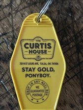 OUTSIDERS Literary Classic Curtis House Key Tag