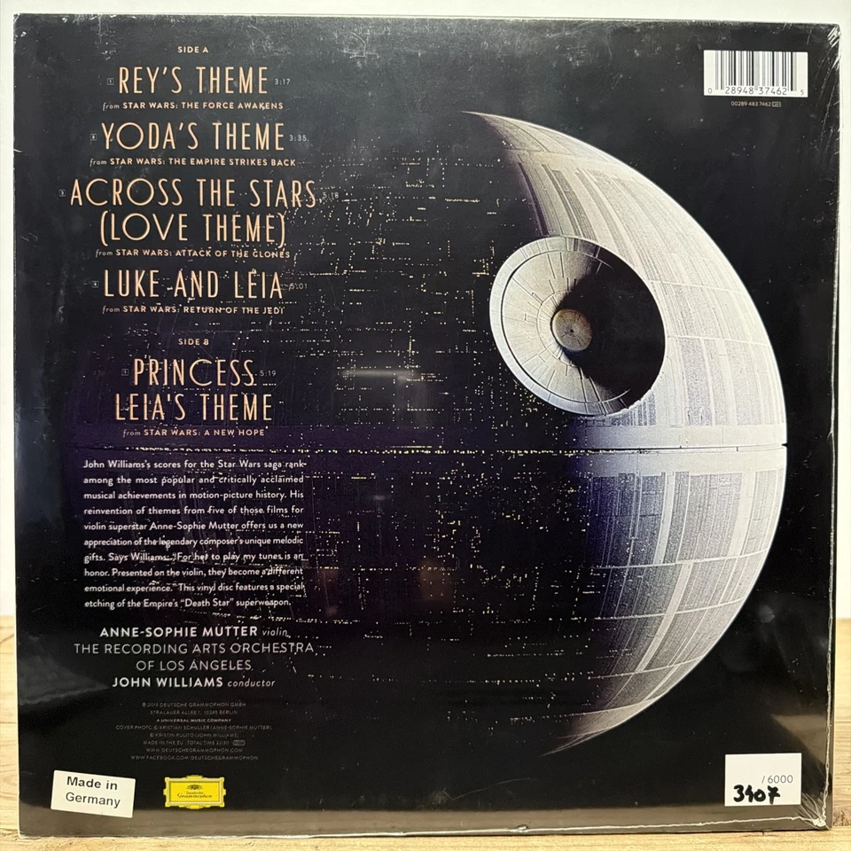 Anne-Sophie Mutter/John Williams "Across The Stars" Limited Numbered Edition RSD - Image 2 of 3