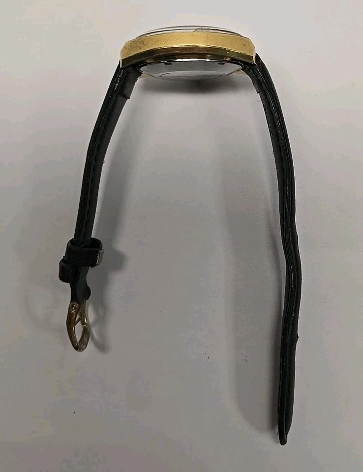 Редкие винтажные мужские автоматические часы WITTNAUER Geneve C11KAS-1 дата швейцарские 1970-е - Изображение 4 из 4