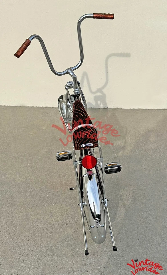 16" LOWRIDER BIKE CHROME/BROWN METALLIC FRAME 144 SPOKE RIMS & LOWRIDER TIRES. - Image 4 of 4