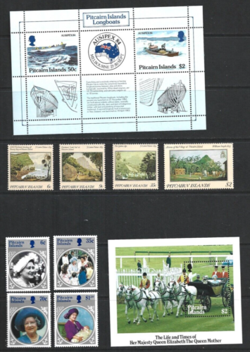 Pitcairn Islands 1984 / 1985, 3 x Mint MNH Sets / Sheets - Picture 1 of 1