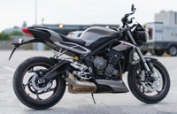 2018 Triumph Street Triple RS Matt Silver Ice