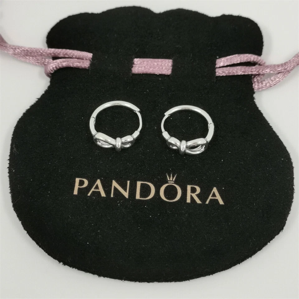 Pandora Infinity Knot Hoops Earrings - Image 4 of 4