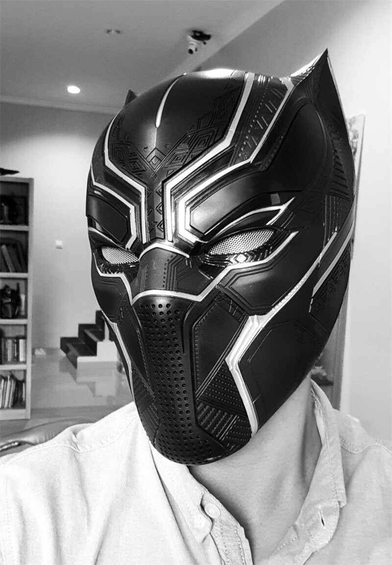 Black Panther Helmet Killerbody 1/1 Wearable Mask LED Base Cosplay Colletion US!