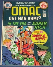 Omac #2  Dec 1974  Jack Kirby Art