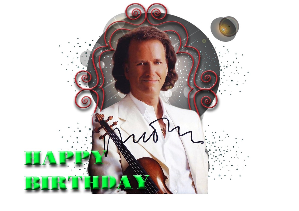 Romantic Birthday Cards Personalised Andre Rieu Greeting Card - Foto 2