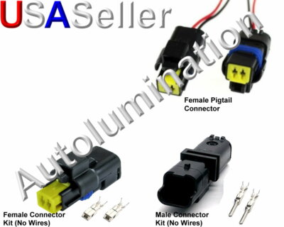 For BMW Temp Sensor Connector Plug Windshield Washer Fluid 211PC022S0049