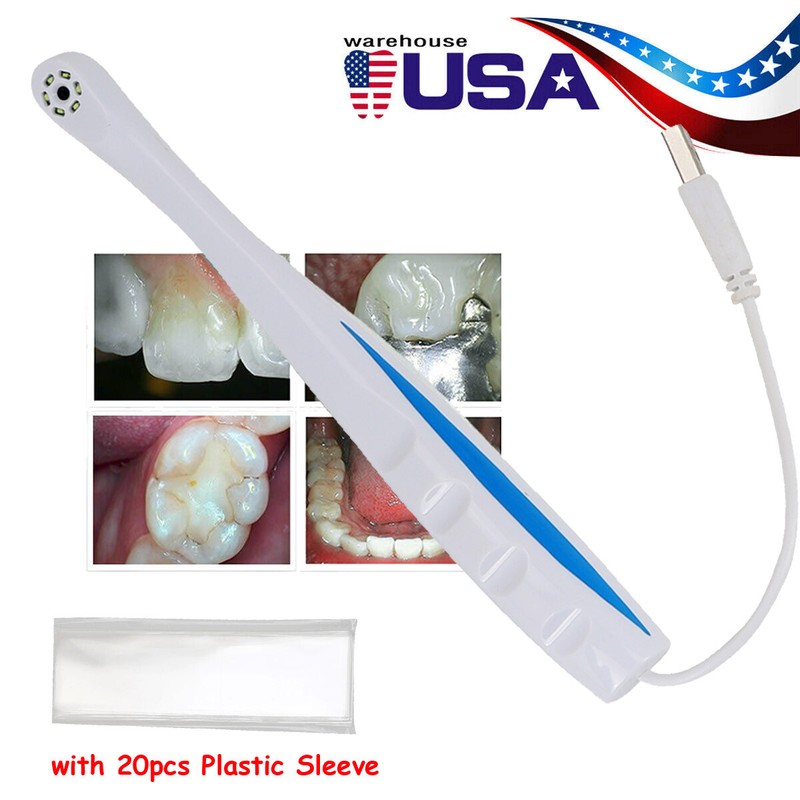 Dental Intraoral Camera HD Wireless 6 LED Endoscope USB Digital Imaging Tools
