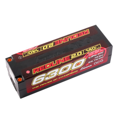 Gens Ace 6300mAh 15.2V 140C 4S Lipo Battery HardCase For 1/10 Modify Offroad US