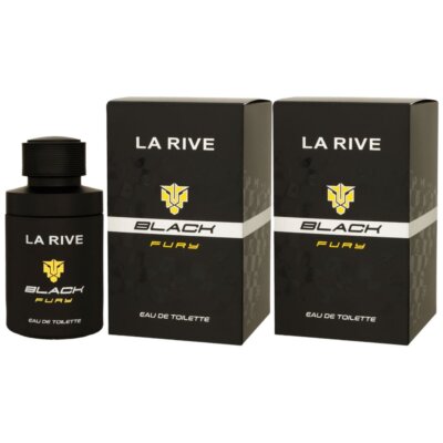 La Rive Black Fury 2 x 75 ml Eau de Toilette EDT Set Herrenduft Herren Duft