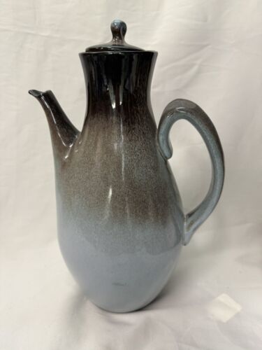 Peter Pots Large 12 Inch Brown Coffee Pot Carafe w/ Cork Stopper - Picture 2 of 11