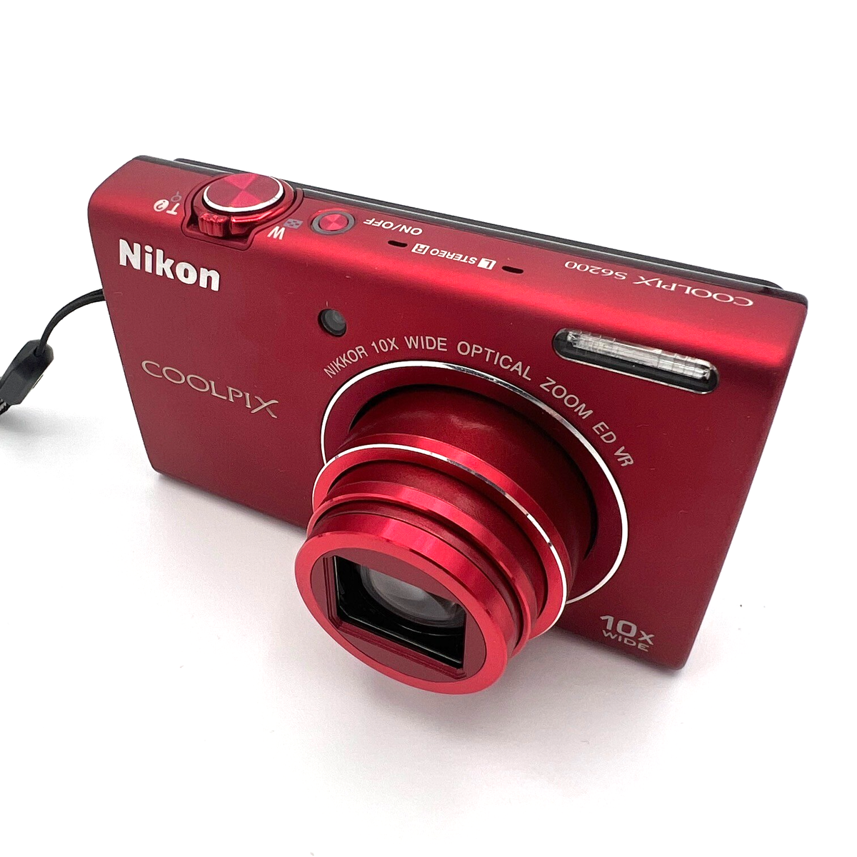 デジカメ★Nikon COOLPIX S6200 レッド Amazon.com : Nikon COOLPIX S6200 16 MP Digital Camera with
