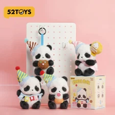 52TOYS Panda Roll Party Series Plush Pendant Blind Box Figure Sealed Toys Gift!