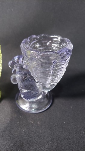 lot of 3 Fenton Glass Bunny Rabbit Egg Cup Toothpick Holder lot of 3 vintage - Picture 5 of 9