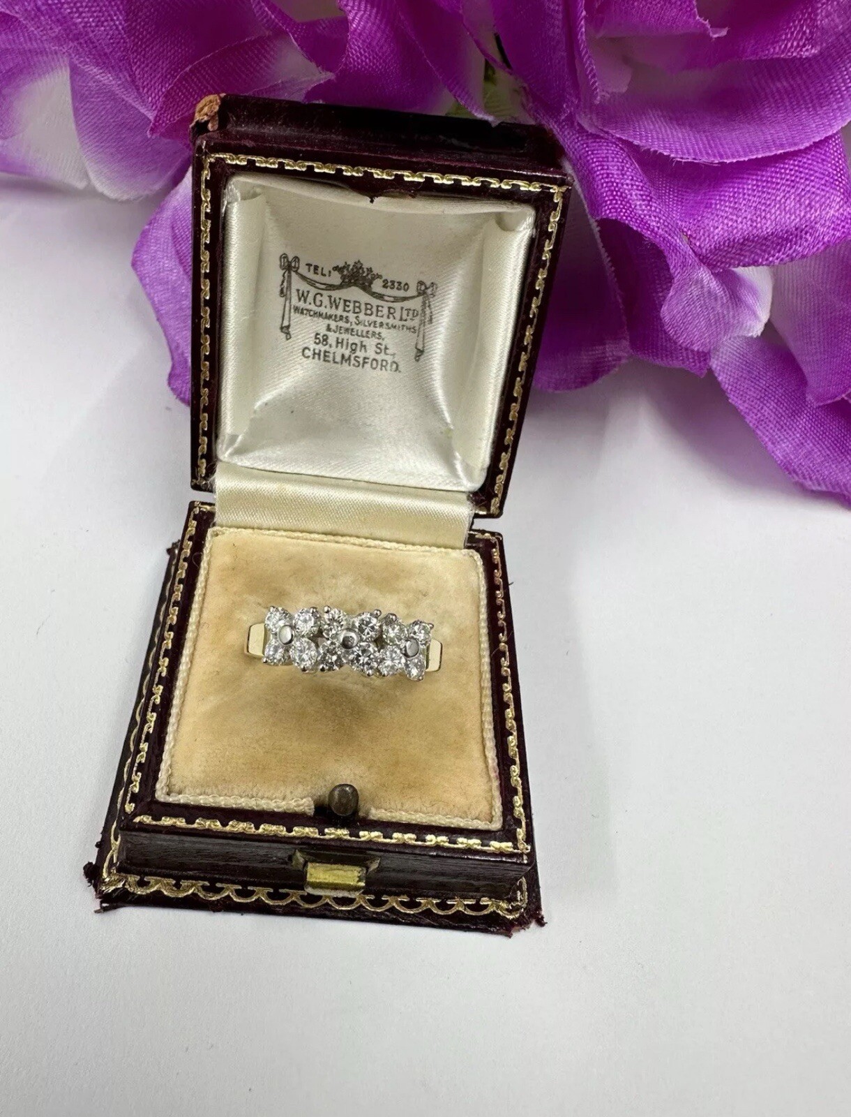 Diamond Cluster Ring 1.20ct 18k