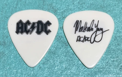 AC/DC - MALCOLM YOUNG - 1986 BLOW UP YOUR VIDEO TOUR GUITAR PICK - ACDC PICKS