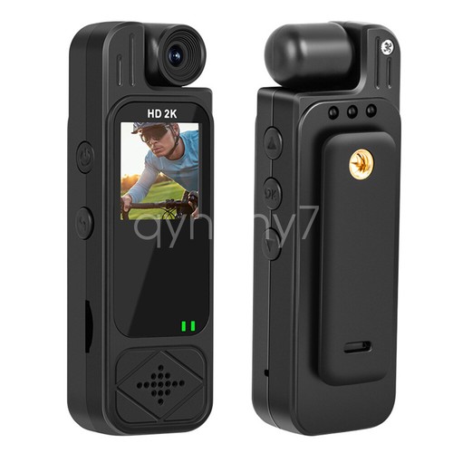 2K Camcorder Mini Police Body Camera with Screen HD Video IR Night Cam Sport Cam - Picture 25 of 26