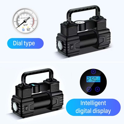 Heavy Duty Portable Air Compressor Car Tire Inflator Electric Tyre Pump Auto 12V