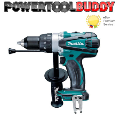 Makita DHP458Z 18 V Bediengerät Li-Ion 2 Geschwindigkeiten Kombihammer Bohrhammer nur Gehäuse Metallfutter