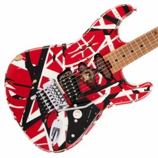 Evh Striped Series Frankie Red/white/black Relic Electric Guitar 5107900503