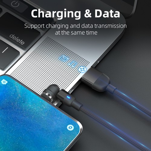 3A Magnet Schnell Ladekabel für Handy Micro USB Typ C Datenkabel Samsung 3 in 1 - Bild 3 von 21