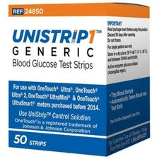 UniStrip Test Strips for Use with Onetouch Ultra Meters 600 Count