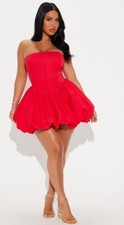 Red Mini Bodycon Dress