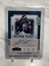 2021 KENNETH GAINWELL #d /10 Panini Contenders Rookie Ticket Card AUTO #139 SSP