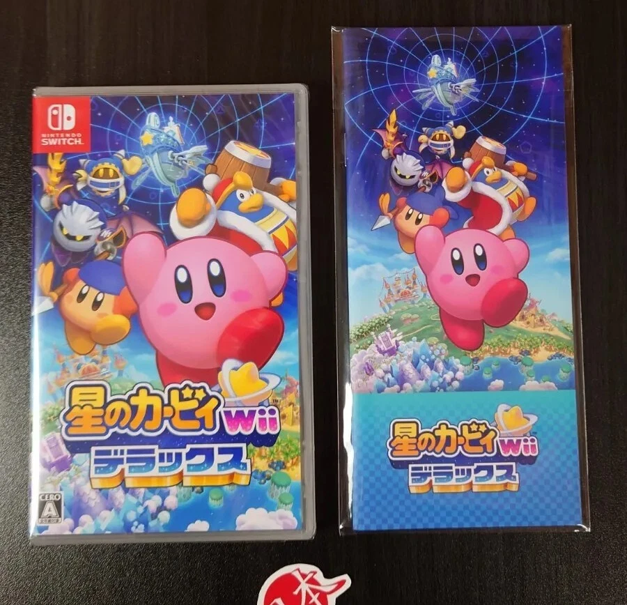 Nintendo Kirby s Dream Land Wii Deluxe Switch OFFICIAL NOTE BOOK