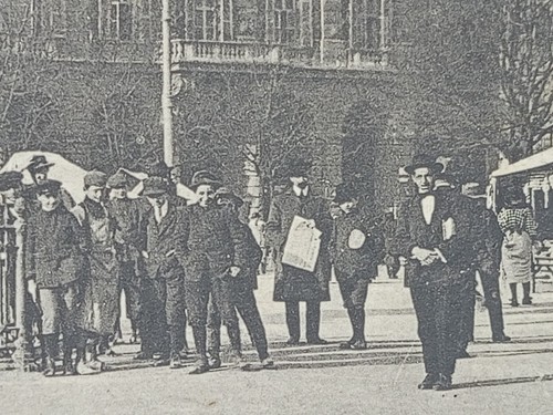 Alessandria cartolina viaggiate e animata 1926 - Foto 2 di 5