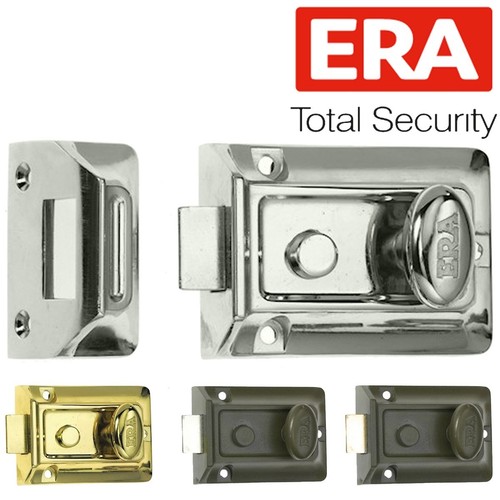 HIGH SECURITY 60mm ERA NIGHT LATCH DOOR LOCKS Lockcase Rim Cylinder