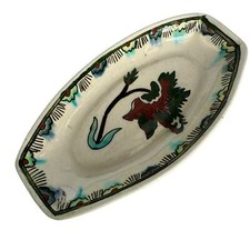 Ottoman Iznik Pottery Small Dish Ceramic Anti...