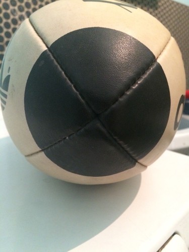 vintage ballon ball rugby adidas wallaby leather 80s new htf!