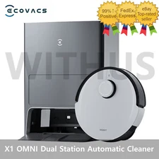 Ecovacs Deebot X1 OMNI Dual Station Automatic Robot Cleaner dex11 AC 220V