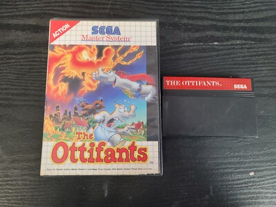 The Ottifants Sega Master System In Case Great Shape