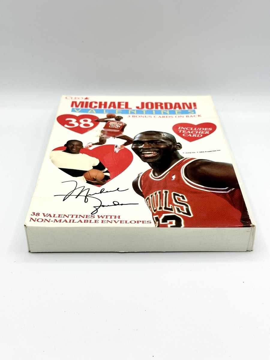【希少】 マイケルジョーダン　バレンタインカード Michael Jordan Sealed Box 38 Vintage Valentines Day Cards