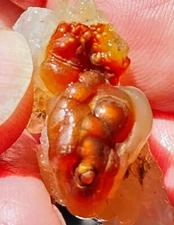 Vintage 1970s Deer Creek Arizona Fire Agate Rough Specimen 1.4 Oounces