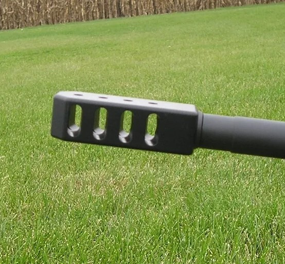 5/8-24 .30 Cal Muzzle Brake USA-Made With Crush Washer for Better Recoil Control